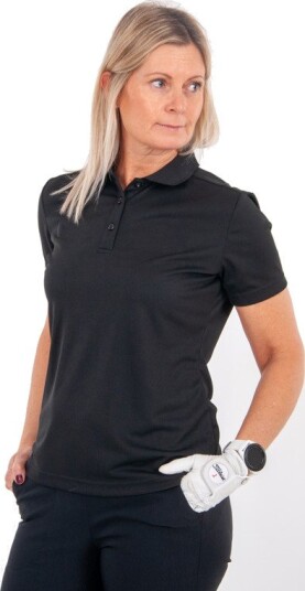 Cutter & Buck Piké Kelowna Svart Golf pologenser dame Svart (99) Small