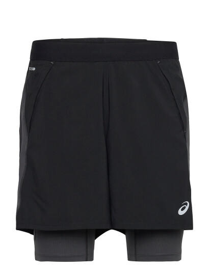 Asics Road 2-N-1 7In Short - Black - S Asics Road 2-N-1 7In Short - Black - S