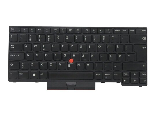 Chicony - Erstatningstastatur For Bærbar Pc - Dansk - Svart - For Thinkpad P14s Gen 1 20S4, 20S5  T14 Gen 1 20Ud, 20Ue