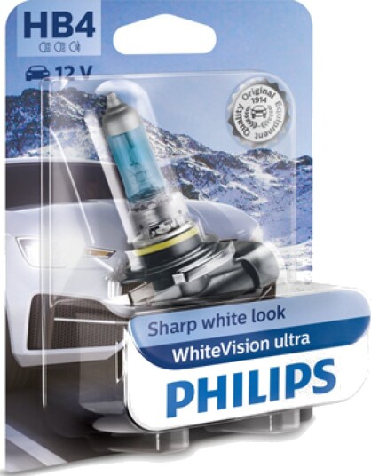 Philips Hb4 White Vision Ultra Halogen Pære