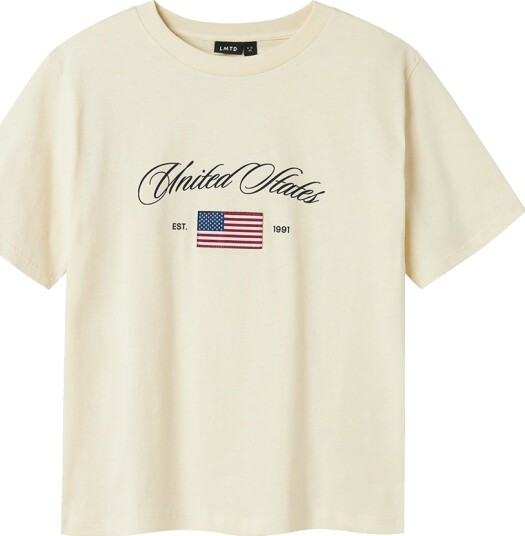 LMTD T skjorte NlnLusa Turteldue LMTD 11 12 år 146 152 T skjorte Beige