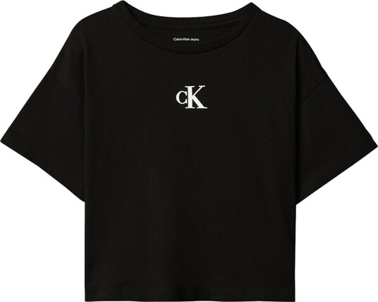 Calvin Klein T skjorte Logo Kassete Svart Calvin Klein 14 år (164) T skjorte Hvit