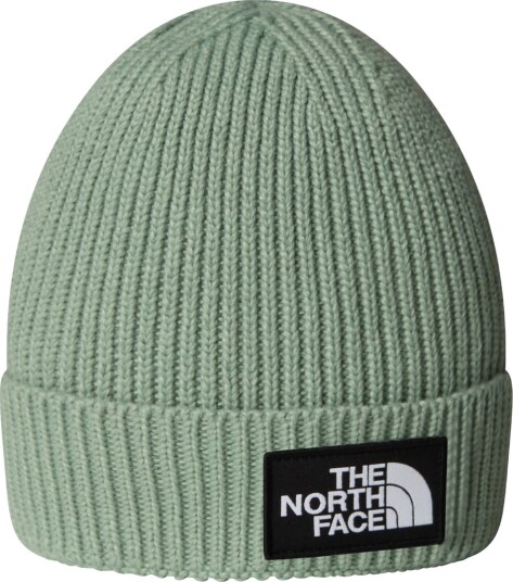The North Face Kids' TNF Logo Box Cuffed Beanie Slate Moss OneSize