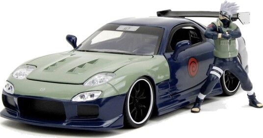 Naruto Shippuden Lekebil m/ figur 1:24 1993 Mazda RX-7