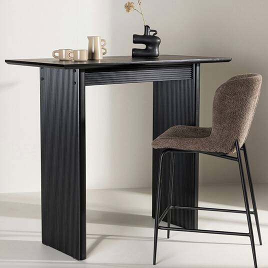 Venture Design Vail barbord Svart 120 x 60 cm Svart Venture Design Vail barbord Svart 120 x 60 cm Svart