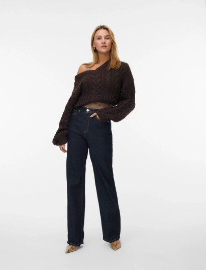 Vero Moda Vmtessa Hr Wide Jeans Ra369 Ga Noos - Blue - 25 x 32