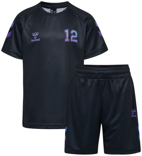 Hummel Treningssett HmlShimmer Black/Cayenne Hummel 11 år 146 Treningssett Lilla Svart