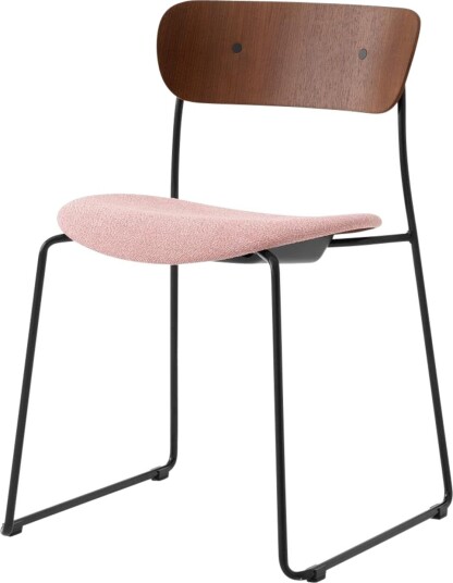 &Tradition Pavilion AV52 Spisestol med Trekk Sort/ Ecriture