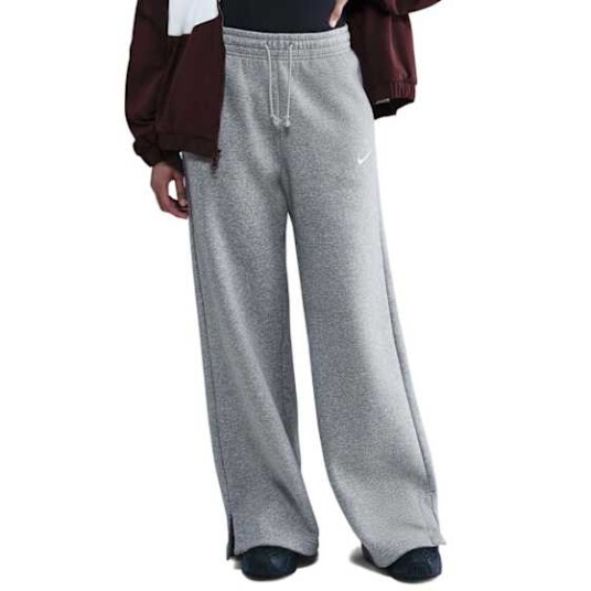 Nike Sportswear Phoenix Fleece Pant Dame Dk Grey Heather/Sail XL
