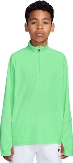 Nike Dri FIT Miler HZ Top Junior Illusion Green/Reflective Silver XL (13 15)