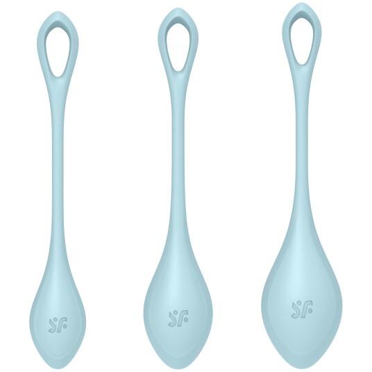 Satisfyer Yoni Power 2 Kegelkuler sett     - Blå