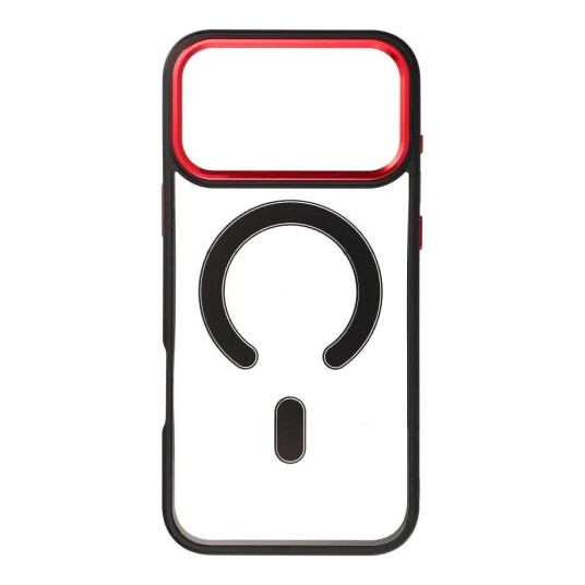 OEM Color Edge MagSafe deksel for iPhone 17 Pro Max Svart/Rød