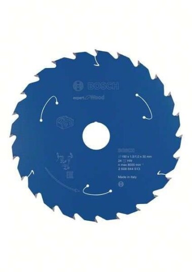 Bosch Expert For Wood 190 mm Sirkelsagblad med 24 Tenner for Batteridrevne Sager