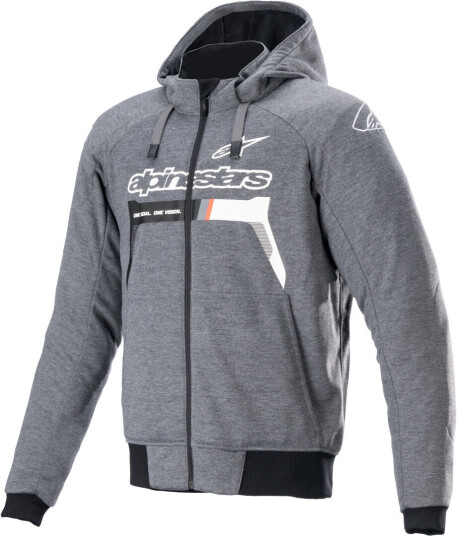 Alpinestars Chrome Ignition Motorsykkel tekstil jakke 2XL Svart Grå Hvit