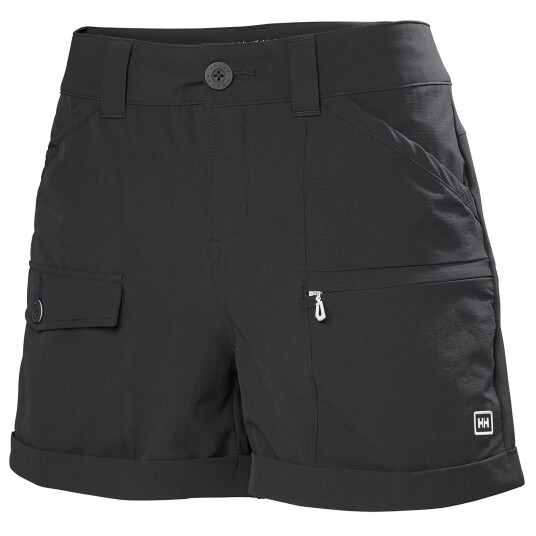 Helly Hansen Dame Maridalen Quick Dry Cargo Shorts Svart S Marinebl?S