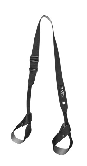 Casall Eco Yoga Mat Solid Carry Strap Black