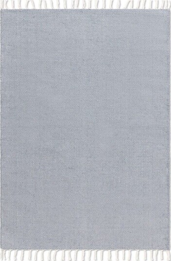 Garnteppe Line - 160x230 cm, Dueblå