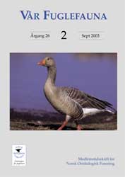 Norsk Ornitologisk Forening Vår Fuglefauna   2003 2 årgang 26