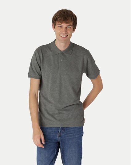 Neutral Organic Mens Classic Polo Grå