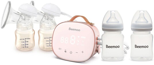 Beemoo Care Duo Elektrisk Dobbelbrystpumpe inkl. Brystmelkflaske180 ml 2-pack Beemoo Care Duo Elektrisk Dobbelbrystpumpe inkl. Brystmelkflaske180 ml 2-pack