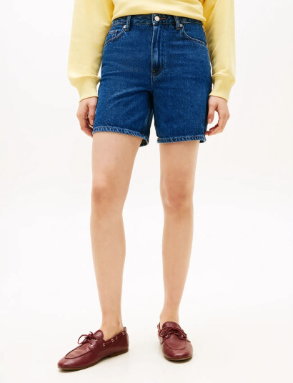 Tommy Hilfiger Dnm Emi Straight Short Rw Blue 31