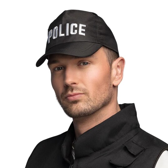 Police Svart Caps Police Svart Caps