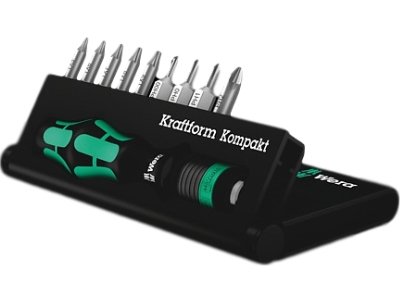 Wera Kraftform Kompakt 12, Sort, Grønn, Sort