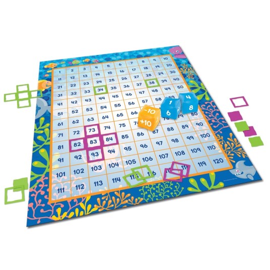Learning Resources Leketeppe 120 x 140 cm Lær matematikk