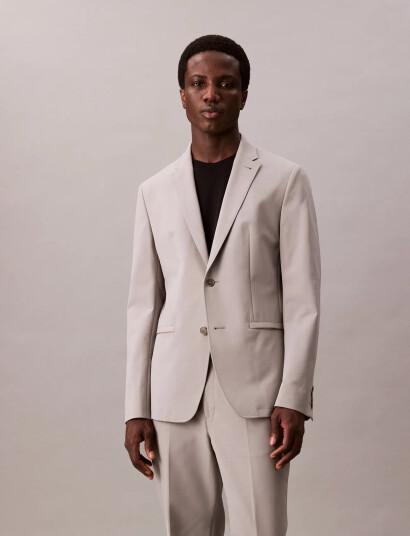 Calvin Klein Ls Tech Classic Blazer - Grey - XXL