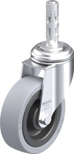 Blickle 340547 Lkra-Vpa 101K-11-E11 Hjul, Hjuldiameter: 100 Mm, Bæreevne (Maks.): 110 Kg, 1 Stk