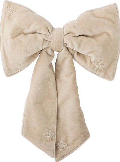 Bloomingville Ruby Deco Bow - BEIGE - 30X40 cm Bloomingville Ruby Deco Bow - BEIGE - 30X40 cm