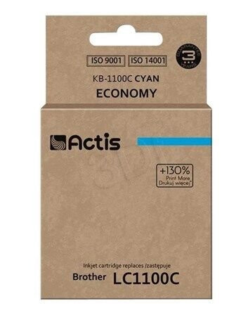 Actis standard KB-1100C - Economy - cyan - ink cartridge (alternative for: Brother LC980C Brother LC65HYC Brother LC1100HYC) - Blekkpatron Blå Actis standard KB-1100C - Economy - cyan - ink cartridge (alternative for: Brother LC980C Brother LC65HYC Brother LC1100HYC) - Blekkpatron Blå