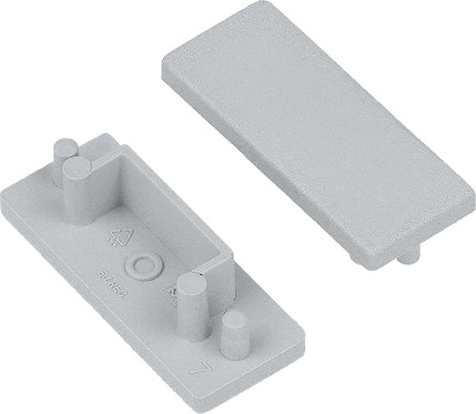 1 stk. Endestykke SURFACE14.V2 Grå