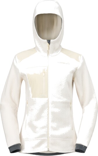 Norrøna Women's Trollveggen Warm3 Zip Hood Whisper White S