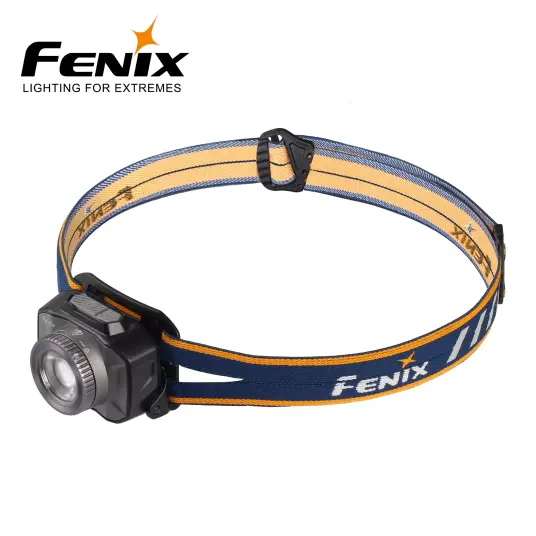Fenix Hl40r Hodelykt Grey Kompakt, Oppladbar Med 600 Lumen Grå