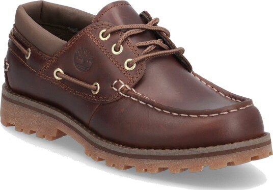 Timberland Timberland Authentic Boat Shoe Rust Full Grain Brown 34 Timberland Timberland Authentic Boat Shoe Rust Full Grain Brown 34