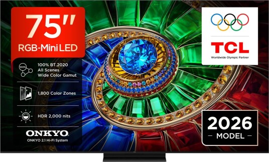 TCL 75" RM7L 4K LCD TV 2026
