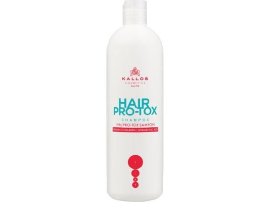 Kallos Kjmn Hair Pro-Tox Hårsjampo Med Keratin Kollagen Og Hyaluronsyre 500 Ml