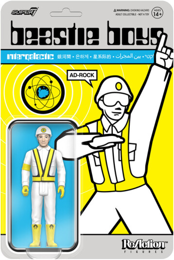 Beastie Boys ReAction Figures Wv4 AdRock Intergalactic Crossing Guard