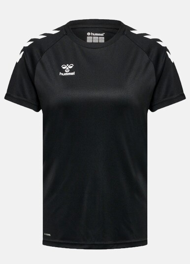 Hummel Hmlcore Xk Core Poly Tee S/S Black/White Xl Løpe T Shirts