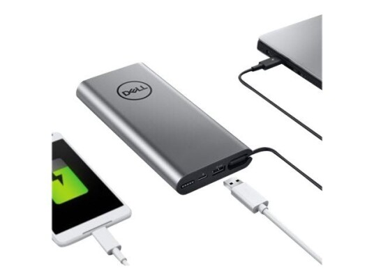 DELL Notebook Power Bank Plus 65 Wh - Sølv - Vannavstøtende Li-Ion Strømbank