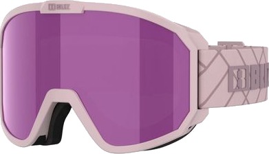 Bliz Rave Linsefarge: Brown Pink, Matt rosa med mørkerosa logo