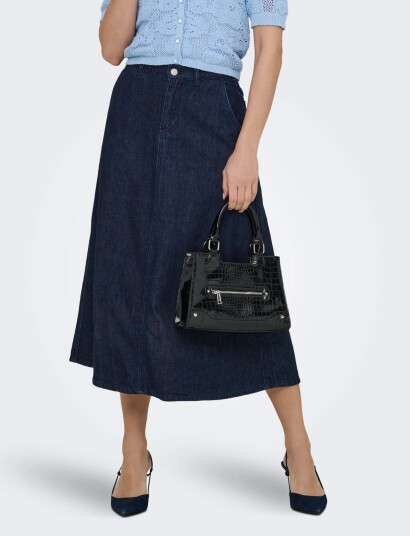 ONLY Onlmindy Hw Loose Dnm Skirt Noos Navy XS