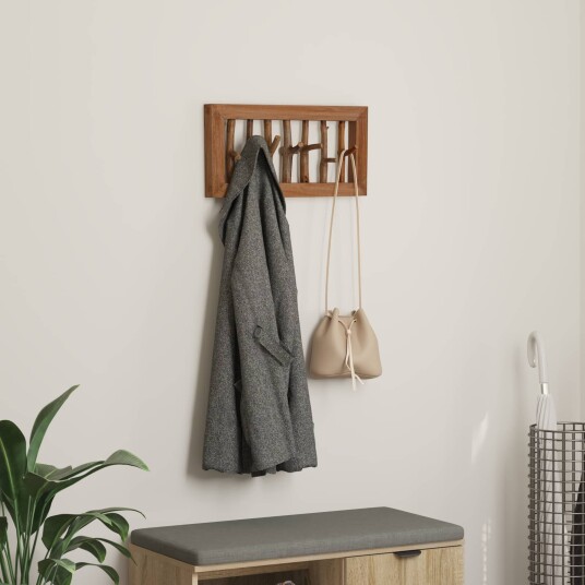 vidaXL Kåpe Krok Naturlig 50 x 10 x 25 cm Massiv Mahogni Tre