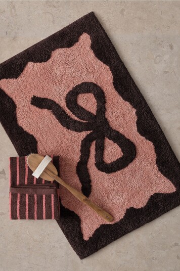Ellos Home Badematte Bow Brun