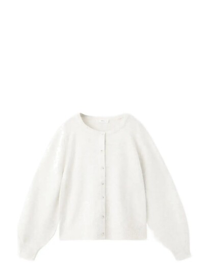 Mango Knit Cardigan Grey 13 14