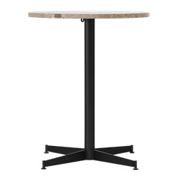 Audo Nook Spisebord Ø60 Sort/ Kunis Breccia