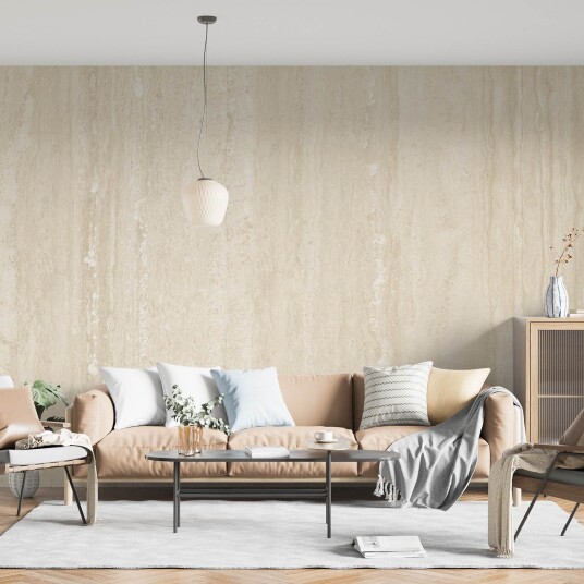Tapet Beige Marmor Design
