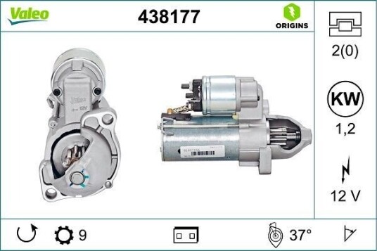 VALEO 438177 Starter