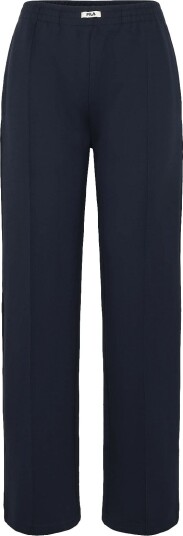 FILA Avigna Wide Elastic Waist Sweat Pants DARK SAPPHIRE XS